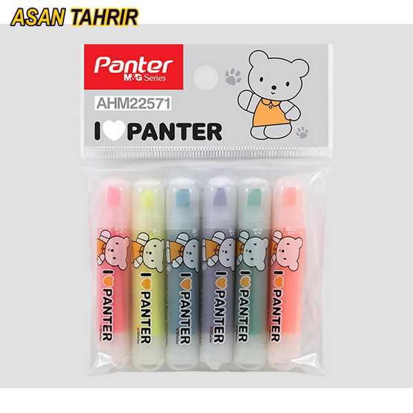 ماژیک علامت زن 6 رنگ معطر کوچک پنتر کد AHM 22571